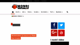 What Mondivirtuali.it website looked like in 2018 (5 years ago)