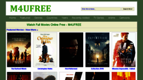 What M4ufree.online website looked like in 2018 (5 years ago)