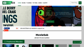 What Moviesub.pro website looked like in 2018 (5 years ago)