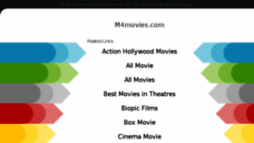 What M4movies.com website looked like in 2018 (5 years ago)