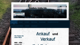 What Modellbahn-schaefer-koeln.com website looked like in 2018 (5 years ago)