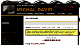 What Michaldavid.eu website looked like in 2018 (5 years ago)