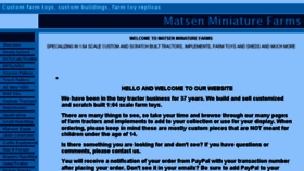 What Matsenminiaturefarms.com website looked like in 2018 (5 years ago)