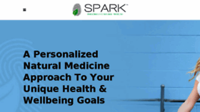 What Mysparkhealth.com website looked like in 2018 (5 years ago)