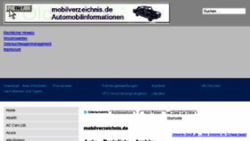 What Mobilverzeichnis.de website looked like in 2018 (5 years ago)
