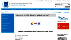 What Mydit.ie website looked like in 2018 (5 years ago)