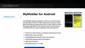 What Mymobiler.com website looked like in 2018 (5 years ago)