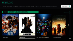 What Movieload.net website looked like in 2018 (5 years ago)