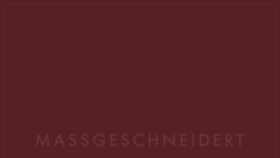 What Massgeschneidert.at website looked like in 2018 (5 years ago)