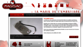 What Magisac.com website looked like in 2018 (5 years ago)