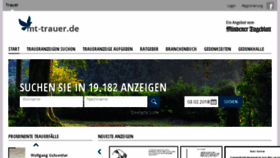 What Mt-trauer.de website looked like in 2018 (5 years ago)
