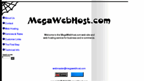What Megawww.com website looked like in 2018 (5 years ago)