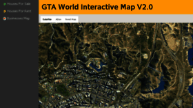 What Map.gta.world website looked like in 2018 (5 years ago)