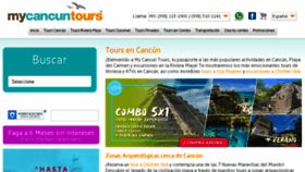 What Mycancuntours.com.mx website looked like in 2018 (5 years ago)