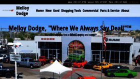 What Melloydodge.com website looked like in 2018 (5 years ago)