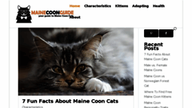 What Mainecoonguide.com website looked like in 2018 (5 years ago)
