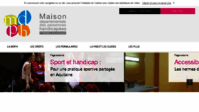 What Mdph64.fr website looked like in 2018 (5 years ago)