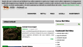 What Mille-animali.com website looked like in 2018 (5 years ago)