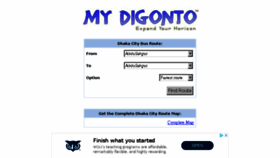 What Mydigonto.com website looked like in 2018 (5 years ago)