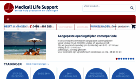 What Medicalllifesupport.nl website looked like in 2018 (5 years ago)