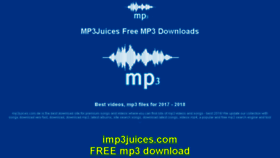 What Mp3juices.com.de website looked like in 2018 (5 years ago)