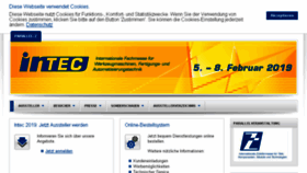 What Messe-intec.de website looked like in 2018 (5 years ago)