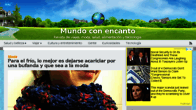 What Mundoconencanto.com website looked like in 2018 (5 years ago)