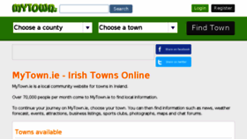What Mytown.ie website looked like in 2018 (6 years ago)