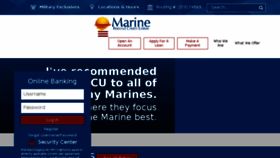 What Marinefederalhb.org website looked like in 2018 (5 years ago)