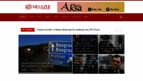 What Mesazhi.com website looked like in 2018 (5 years ago)
