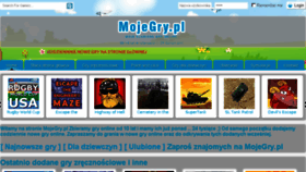 What Mojegry.pl website looked like in 2018 (6 years ago)