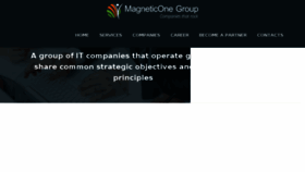 What Magneticonegroup.com website looked like in 2018 (5 years ago)