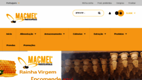 What Macmel.pt website looked like in 2018 (7 years ago)