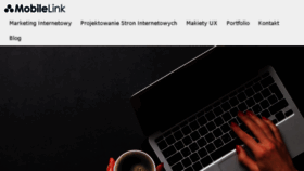 What Mobilelink.pl website looked like in 2018 (7 years ago)