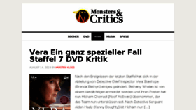 What Monstersandcritics.de website looked like in 2018 (7 years ago)