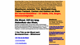 What Moseltouren.de website looked like in 2018 (6 years ago)