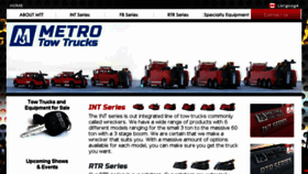 What Metrotowtrucks.com website looked like in 2018 (5 years ago)