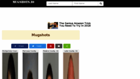 What Mugshots.io website looked like in 2018 (5 years ago)