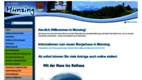 What Muensing.de website looked like in 2018 (7 years ago)