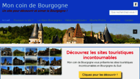 What Mon-coin-de-bourgogne.fr website looked like in 2018 (5 years ago)