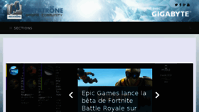 What Metatrone.fr website looked like in 2018 (5 years ago)