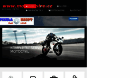 What Motobystre.cz website looked like in 2018 (5 years ago)