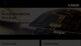 What Mercedescard.de website looked like in 2018 (5 years ago)