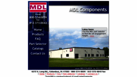 What Mdlcomponents.com website looked like in 2018 (5 years ago)
