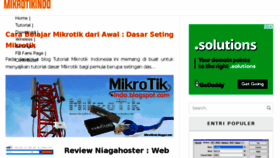 What Mikrotikindo.blogspot.com website looked like in 2018 (5 years ago)