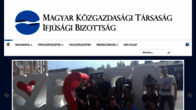 What Mktib.hu website looked like in 2018 (5 years ago)