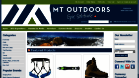 What Mtoutdoors.co.nz website looked like in 2018 (5 years ago)