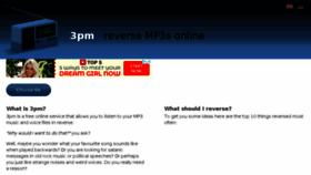 What Mp3-reverser.com website looked like in 2018 (5 years ago)