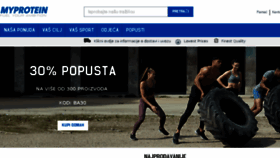 What Myprotein.ba website looked like in 2018 (5 years ago)