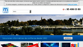 What Microsa.es website looked like in 2018 (5 years ago)